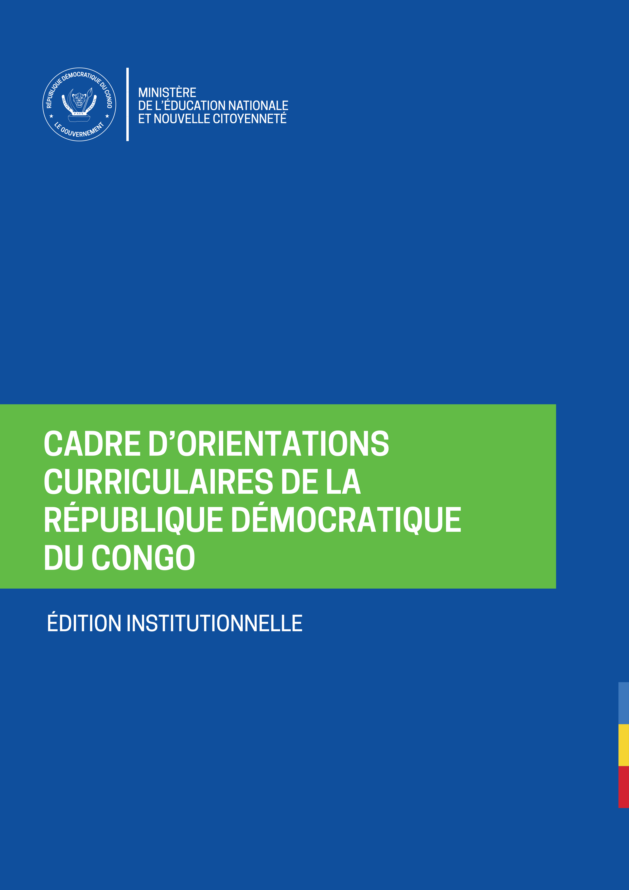 Cadre d’orientations curriculaires de la République démocratique du Congo
